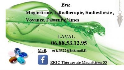 ERIC THERAPEUTE SOINS ENERGETIQUES